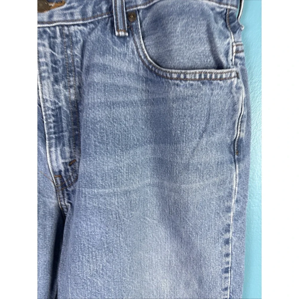 Levi's 569 Jeans Mens 38x32 Blue Loose Straight Light Wash Denim Pants